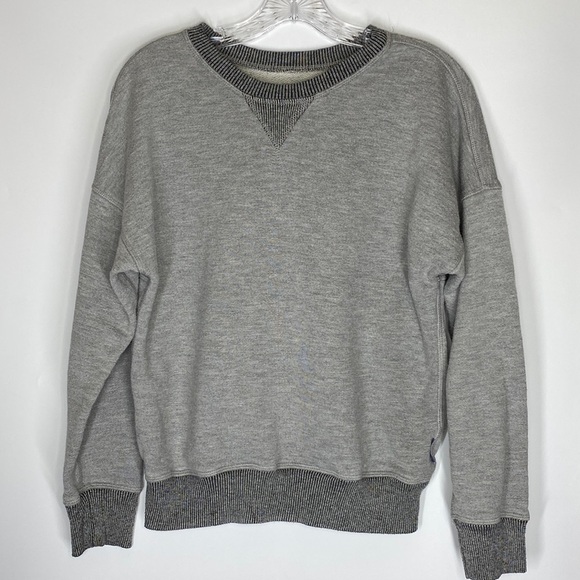 Spirit Jersey UW Eau Claire Bluegolds Reversible Gray Crew Sweatshirt Medium - Picture 2 of 6